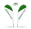 Beachflagga dubbelsidig Eco Line 