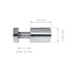 Distanser 25 mm